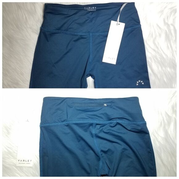 NWT|Varley Performance First Blue Mesh Leggings, XS - Picture 5 of 8